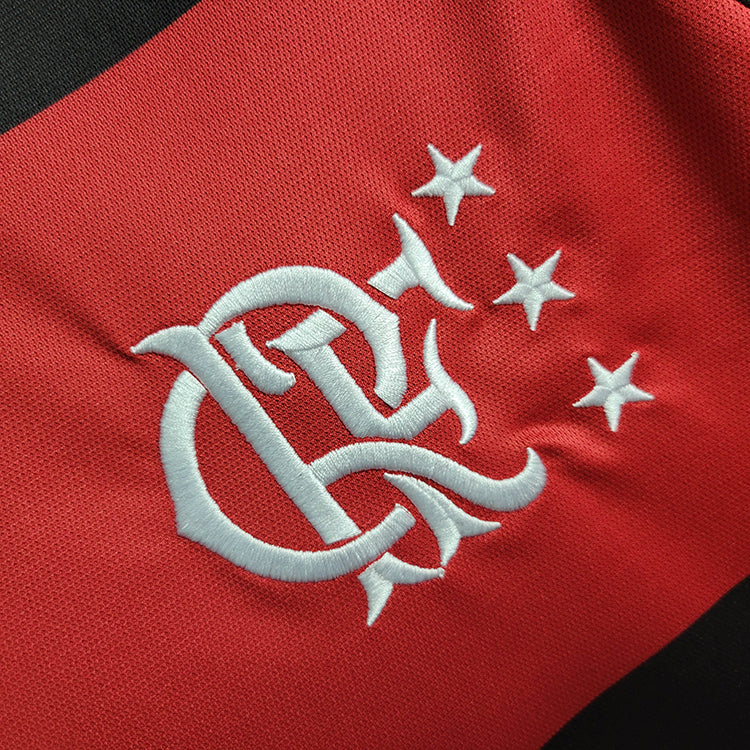 Camisola Flamengo Retrô 1987 Vermelha e Preta