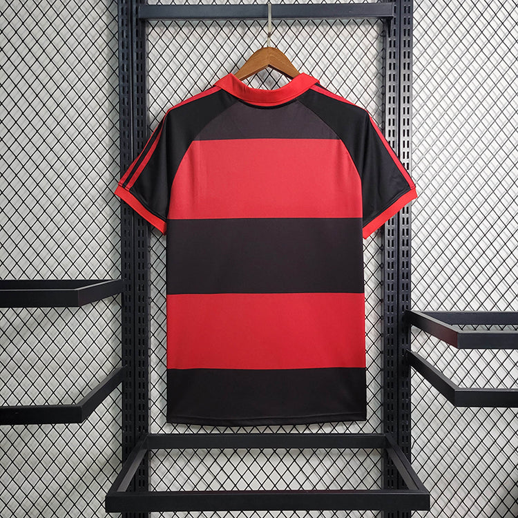 Camisola Flamengo Retrô 1987 Vermelha e Preta