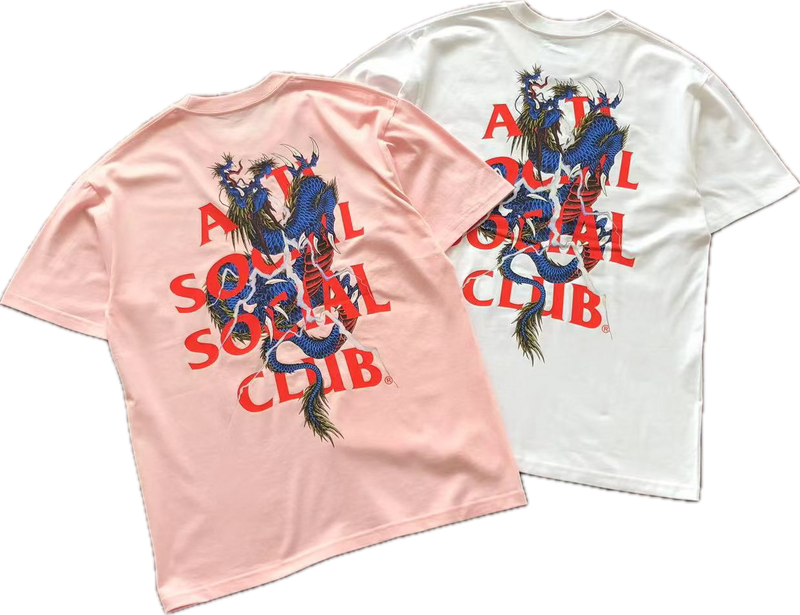 T-Shirt Antisocial Social Club Dragon