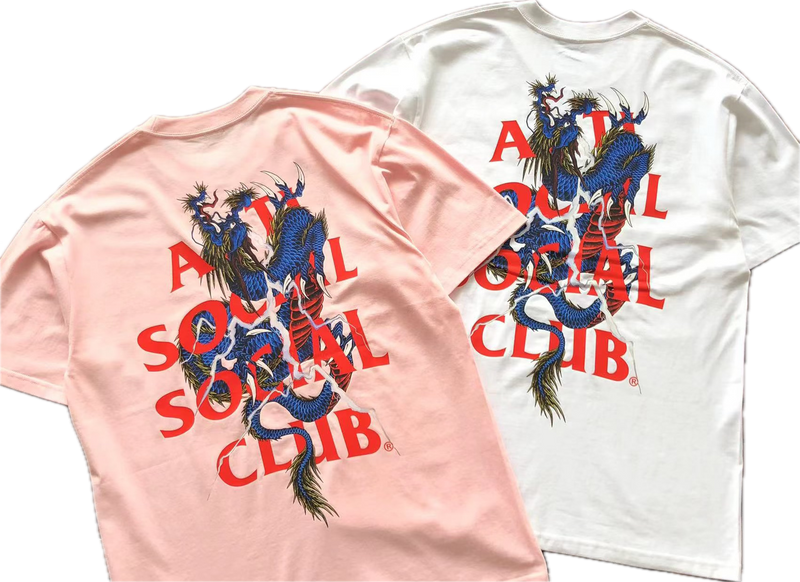 T-Shirt Antisocial Social Club Dragon