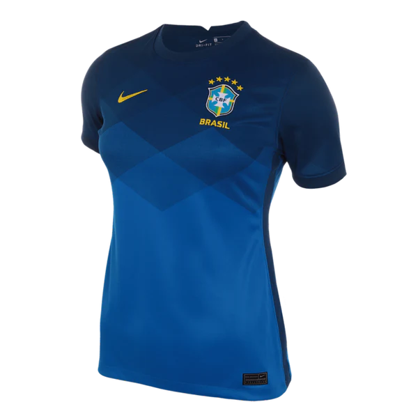 Camisola Feminina Seleção Brasil II 21/22 - Azul