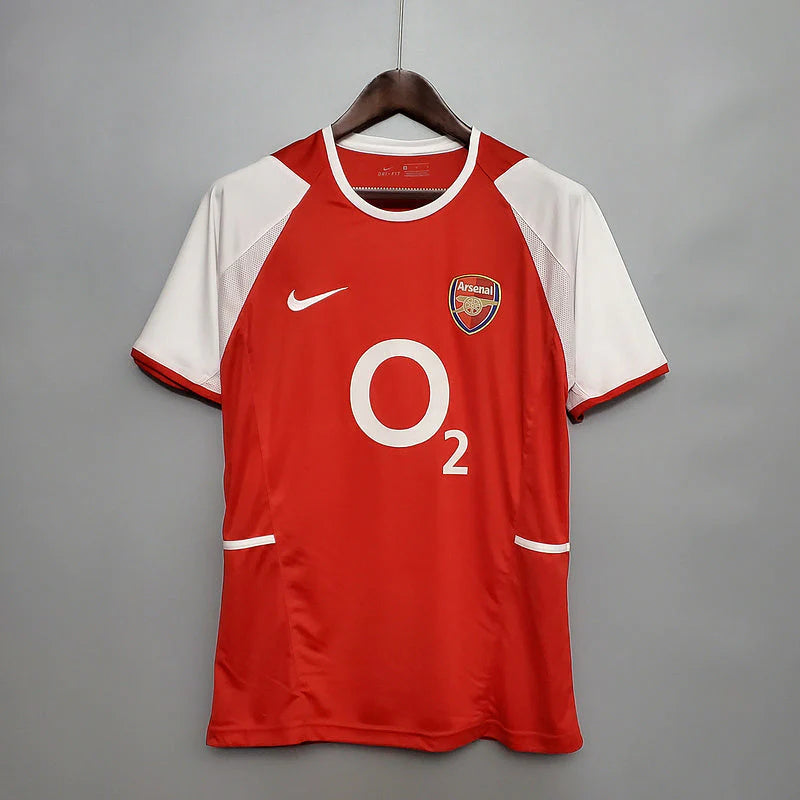 Camisola Arsenal Retrô 2003/2004 - Vermelha