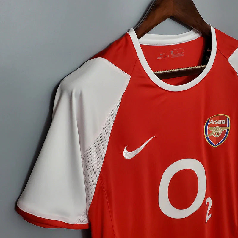 Camisola Arsenal Retrô 2003/2004 - Vermelha