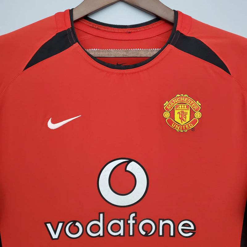 Camisola Manga Longa Manchester United 03/04 - Vermelho