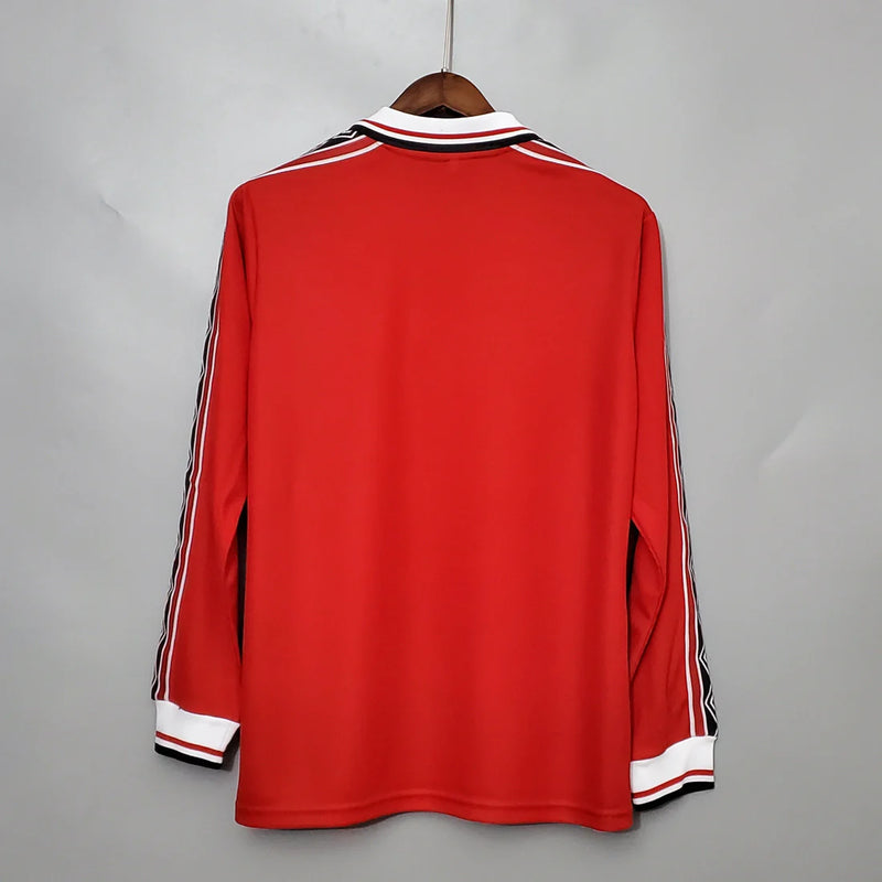 Camisola Manga Longa Manchester United 1998/99 - Vermelho