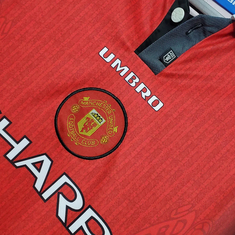 Camisola Manga Longa Manchester United 1996 - Vermelho