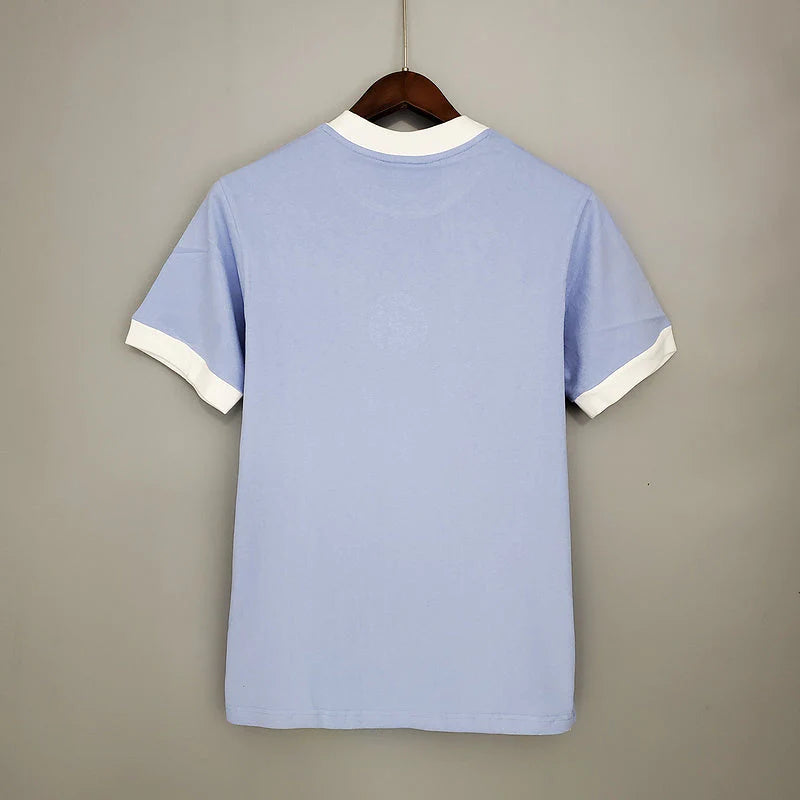 Camisola Manchester City Retrô 1972 - Azul