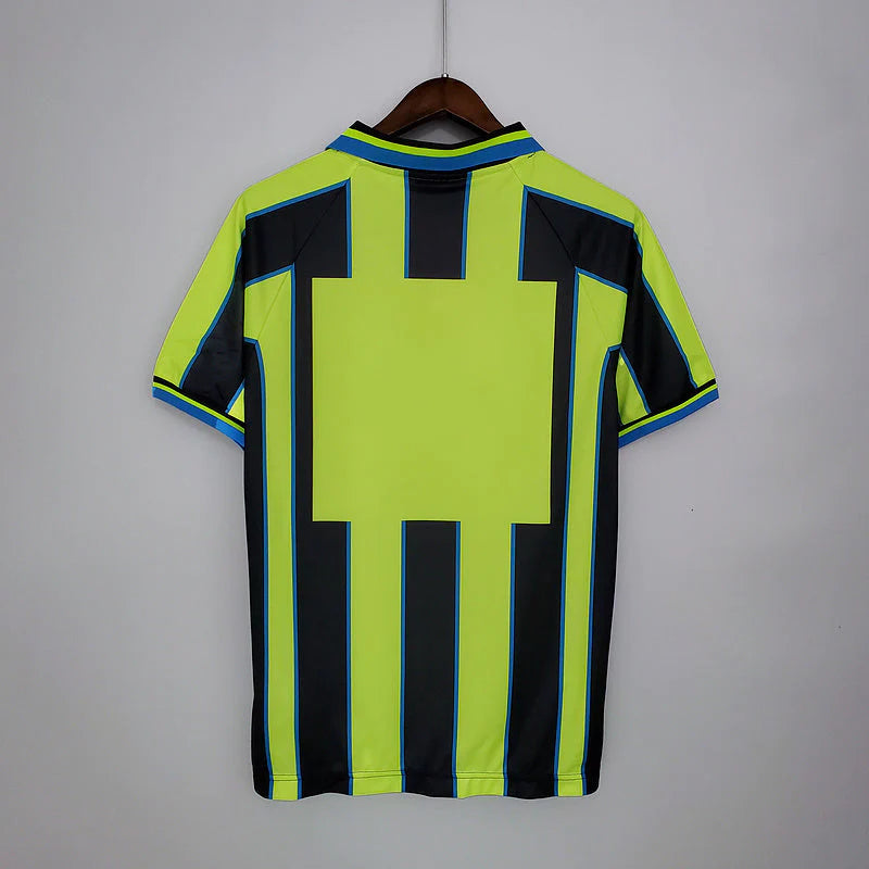 Camisola Manchester City Retrô 1998/1999 - Amarela e Preta