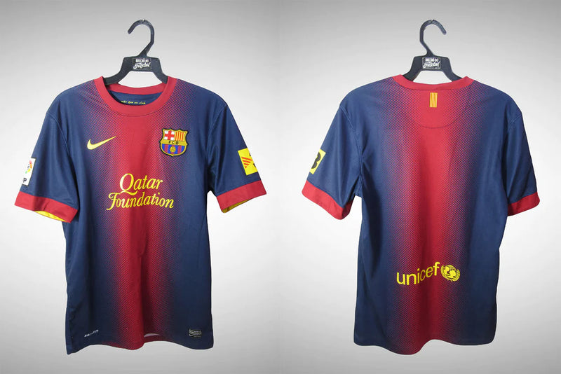 Camisola Barcelona Retrô 2012/2013 - Azul e Grená