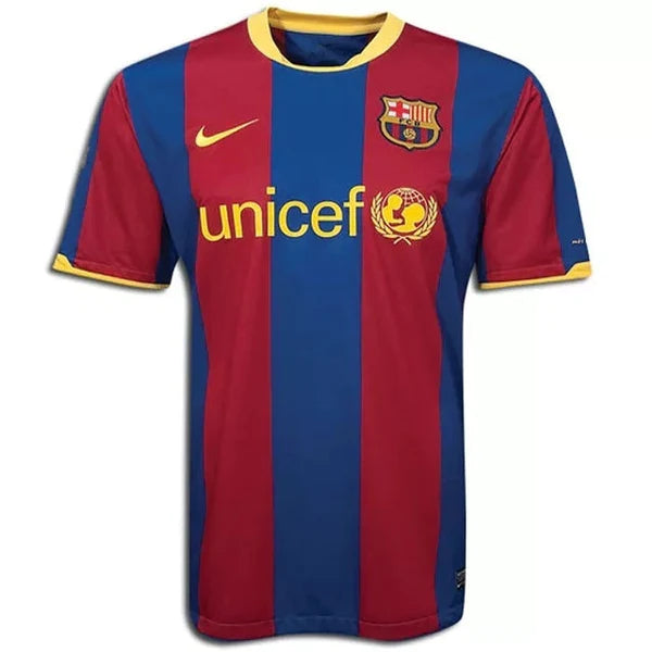 Camisola Barcelona Retrô 2010/2011 - Azul e Grená