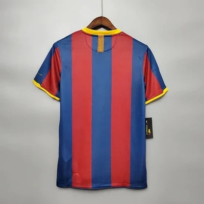 Camisola Barcelona Retrô 2010/2011 - Azul e Grená