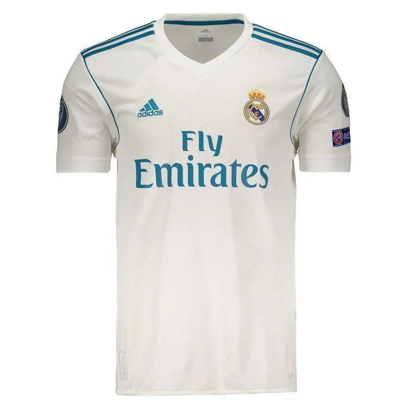 Camisola Real Madrid Retrô I 17/18 - Branco