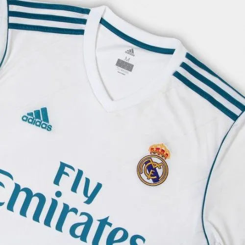 Camisola Real Madrid Retrô I 17/18 - Branco