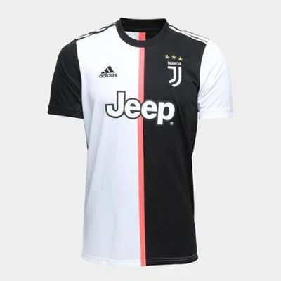 Camisola Juventus Retrô I 19/20 - Branco e Preto