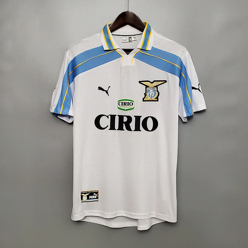 Camisola Lazio Retrô 2000/2001 - Branca