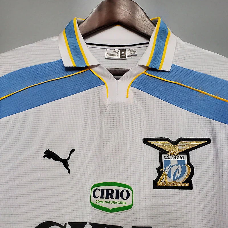 Camisola Lazio Retrô 2000/2001 - Branca