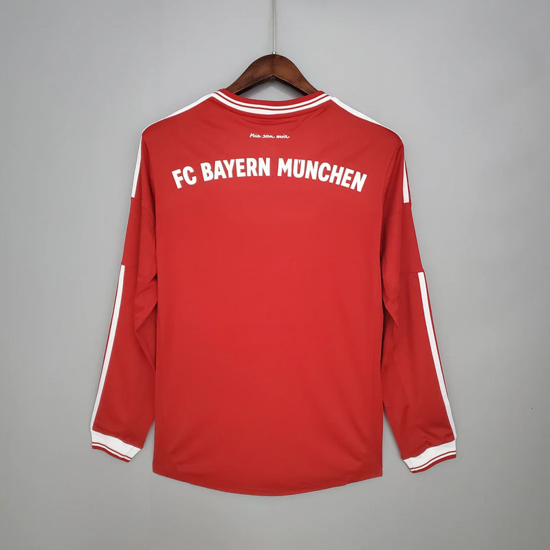 Camisola Manga Longa Bayern de Munique Champions League 2013/14 - Vermelha