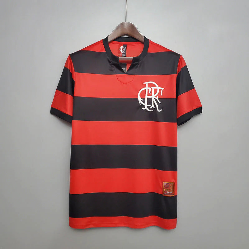 Camisola Flamengo Retrô 1978/1979 Vermelha e Preta