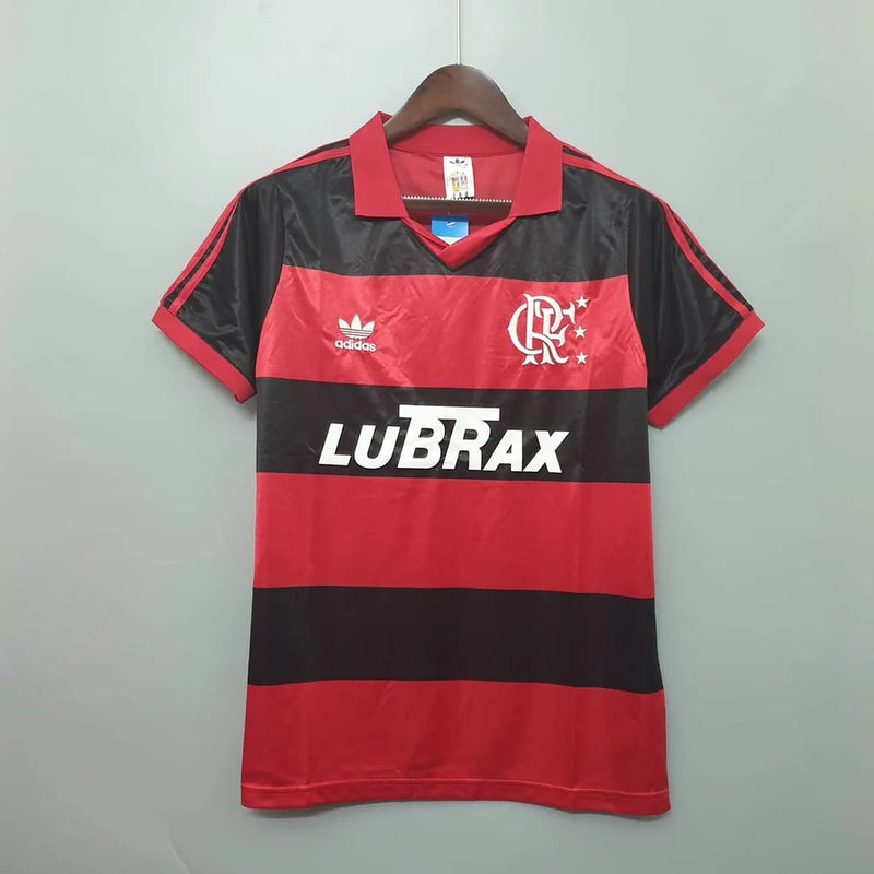 Camisola Flamengo Retrô 1990 Vermelha e Preta