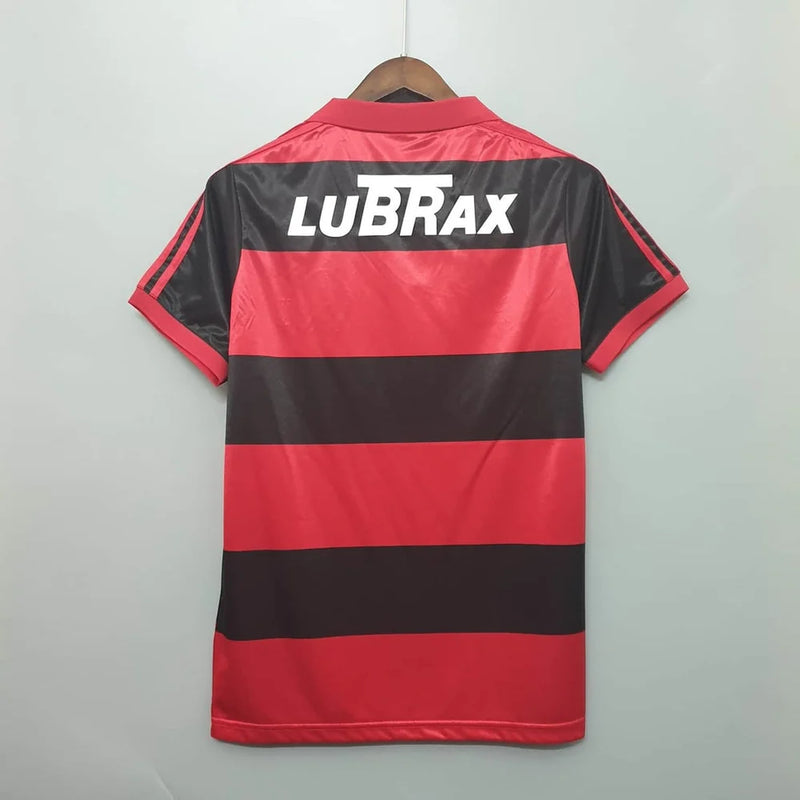 Camisola Flamengo Retrô 1990 Vermelha e Preta