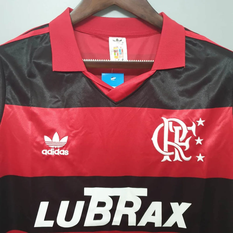 Camisola Flamengo Retrô 1990 Vermelha e Preta