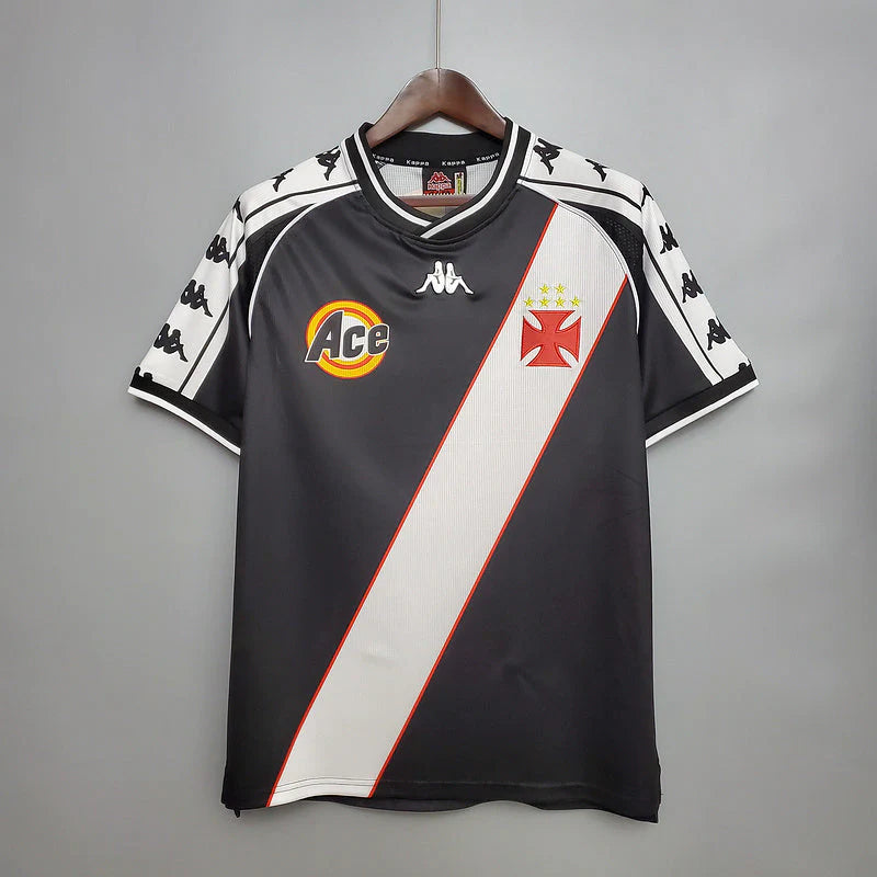 Camisola Vasco Retrô 2000 Preta