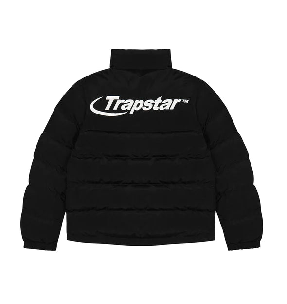 Trapstar Hyperdrive Puffer TRIPLE BLACK Detachable Hood