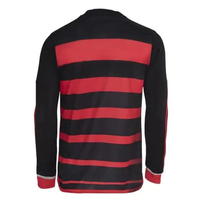 Camisola Manga Longa Flamengo I 24/25 - Vermelho e Preto