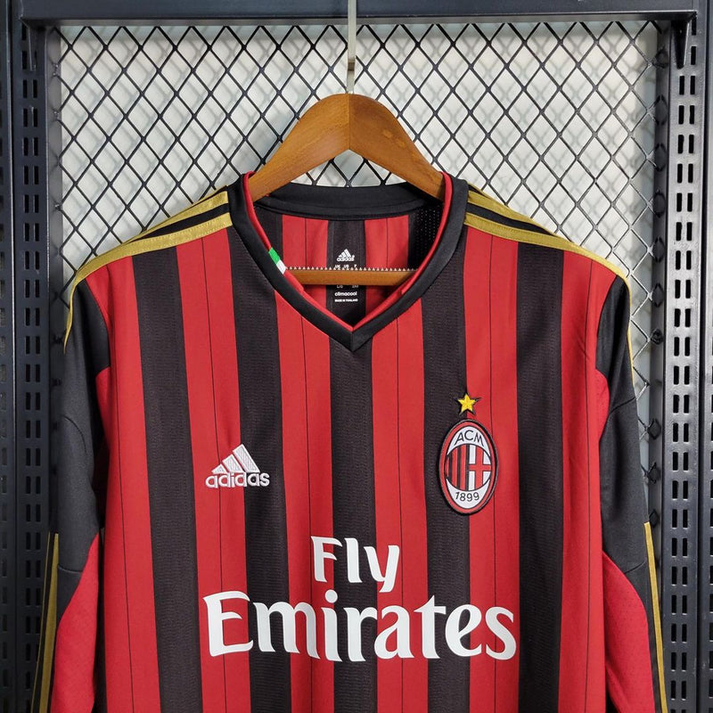 Camisola Milan Fly Emirates Retrô Home